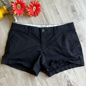 Old Navy Black Chino Shorts Size 4
